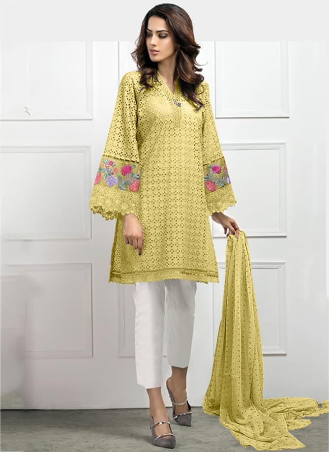 Maria.B Block Buster Vol 2 Pure Cotton Designer Embroidered Pakistani Suit Collection 141-145